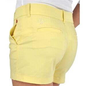 Montauk Tackle‎ Company Boat Shorts 4.5" Inseam UPF 50 Size 6 Yellow Beach